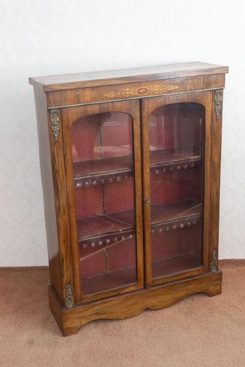 FINE QUALITY REGENCY PERIOD SIDE CABINET WITH BRASS GRILL DOORS - ADDITIONAL PHOTO 13