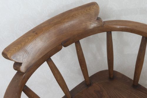 GOOD SOLID SMOKERS BOW CHAIR IN BIRCH WOOD - ADDITIONAL PHOTO 2