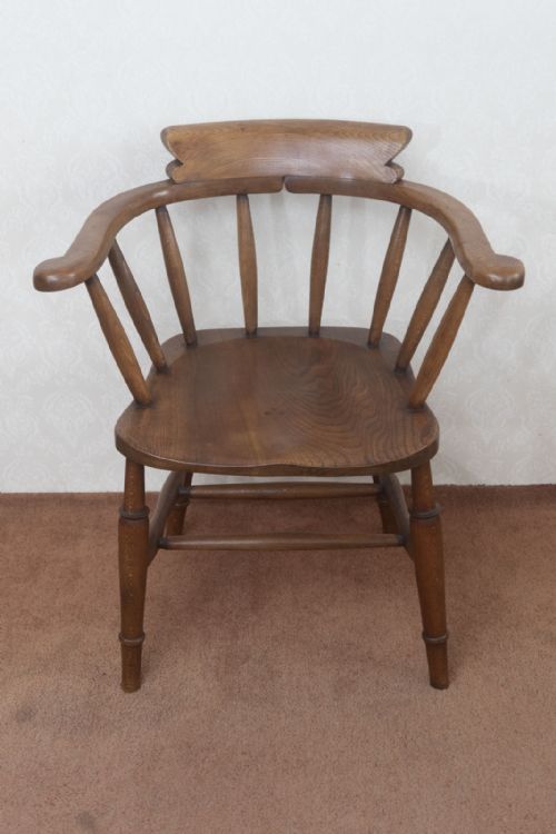 GOOD SOLID SMOKERS BOW CHAIR IN BIRCH WOOD - ADDITIONAL PHOTO 3