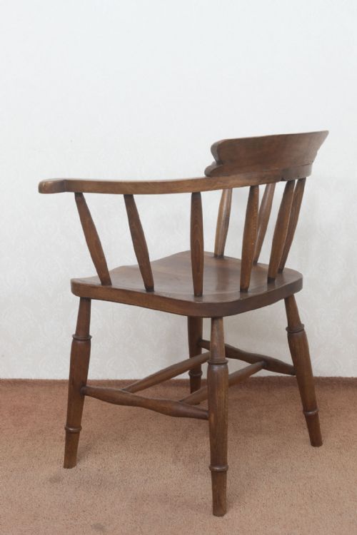 GOOD SOLID SMOKERS BOW CHAIR IN BIRCH WOOD - ADDITIONAL PHOTO 5