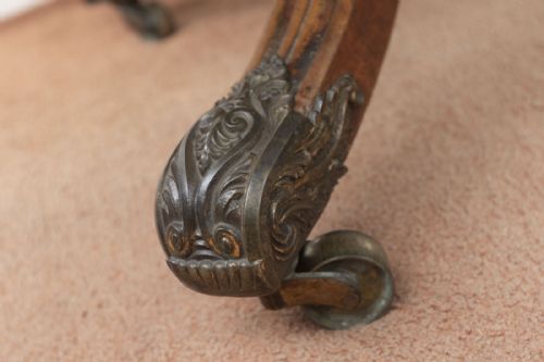 REGENCY PERIOD MAHOGANY BREAKFAST TABLE WITH TIP UP ACTION - ADDITIONAL PHOTO 2