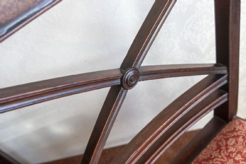 SET OF EIGHT GEORGIAN STYLE MAHOGANY DINING CHAIRS - ADDITIONAL PHOTO 5