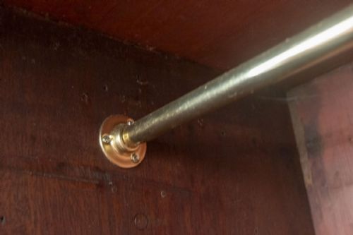 ANTIQUE MAHOGANY WARDROBE OF VERY UNUSUAL SIZE - ADDITIONAL PHOTO 6
