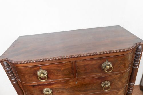 LARGE REGENCY PERIOD MAHOGANY DRESSING CHEST - ADDITIONAL PHOTO 2