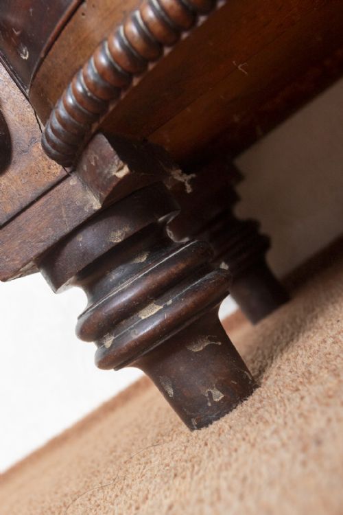 LARGE REGENCY PERIOD MAHOGANY DRESSING CHEST - ADDITIONAL PHOTO 5