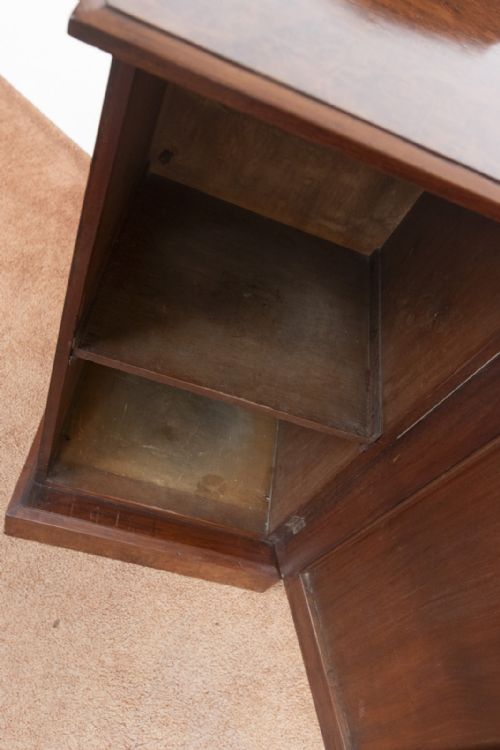 VICTORIAN BEDSIDE CUPBOARD IN BURR WALNUT - ADDITIONAL PHOTO 5