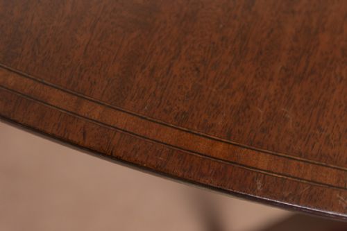 18TH CENTURY MAHOGANY PEMBROKE TABLE OF OVAL SHAPE - ADDITIONAL PHOTO 6
