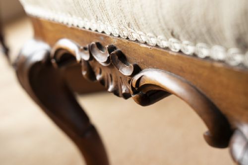 MID 19TH CENTURY MAHOGANY STOOL IN MINT CONDITION - ADDITIONAL PHOTO 6