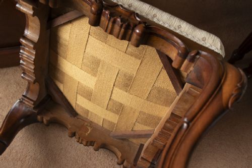 MID 19TH CENTURY MAHOGANY STOOL IN MINT CONDITION - ADDITIONAL PHOTO 10