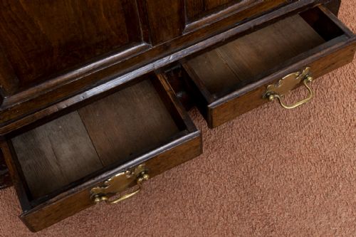 EARLY 18TH CENTURY OAK WELSH COFFER BACH - ADDITIONAL PHOTO 5