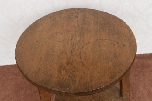 VICTORIAN CRICKET TABLE WITH A SOLID PINE TOP - ADDITIONAL PHOTO 3