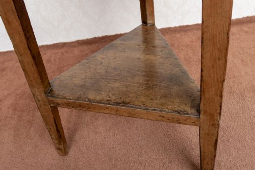 VICTORIAN CRICKET TABLE WITH A SOLID PINE TOP - ADDITIONAL PHOTO 5