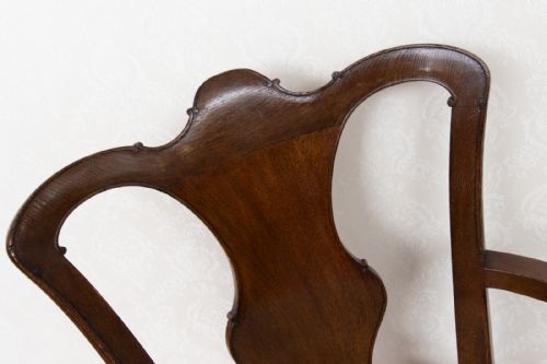 VINTAGE OFFICE CHAIR IN OAK WITH A REVOLVING MOVEMENT - ADDITIONAL PHOTO 1