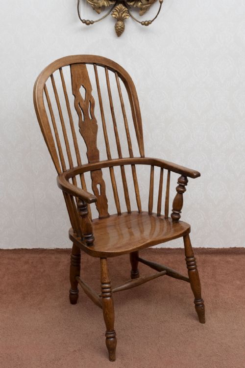 PAIR OF EARLY 19TH CENTURY ASH WINDSOR CHAIRS - ADDITIONAL PHOTO 8