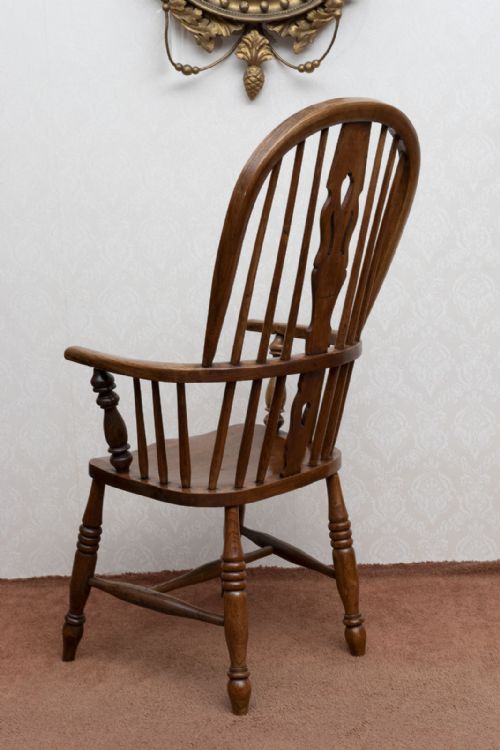 PAIR OF EARLY 19TH CENTURY ASH WINDSOR CHAIRS - ADDITIONAL PHOTO 11