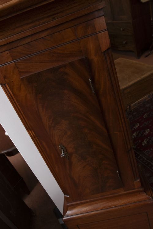 EARLY 19TH CENTURY INLAID MAHOGANY GRANDFATHER CLOCK - ADDITIONAL PHOTO 4