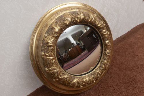 UNUSUALLY SMALL FRENCH CARVED GILTWOOD MIRROR - ADDITIONAL PHOTO 2