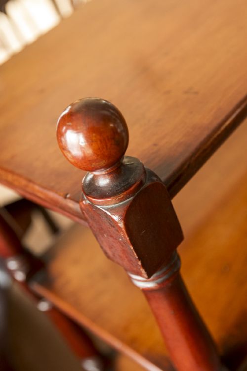 EARLY 19TH CENTURY MAHOGANY FOUR TIER DUMB WAITER - ADDITIONAL PHOTO 1