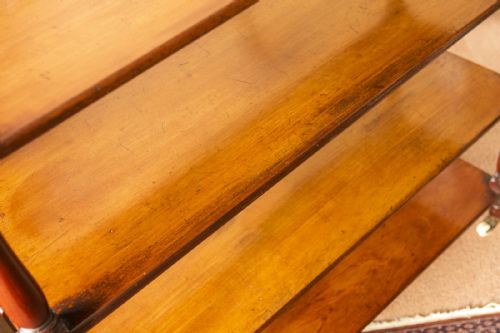 EARLY 19TH CENTURY MAHOGANY FOUR TIER DUMB WAITER - ADDITIONAL PHOTO 4