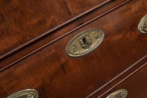 RARE 18TH CENTURY DUTCH BOMBE FOUR DRAWER CHEST - ADDITIONAL PHOTO 10