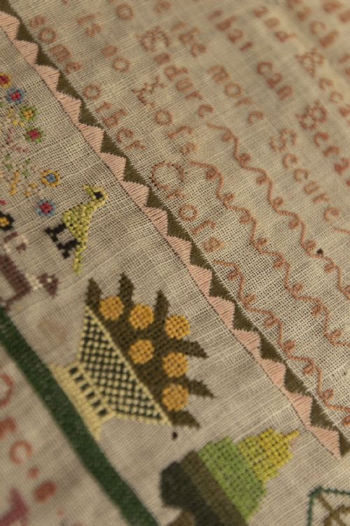 UNFRAMED SAMPLER BY SARAH DOCKING AGED 9 DECEMBER 8TH 1800 - ADDITIONAL PHOTO 1