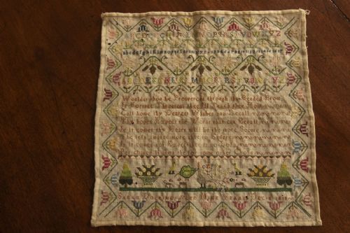 UNFRAMED SAMPLER BY SARAH DOCKING AGED 9 DECEMBER 8TH 1800 - ADDITIONAL PHOTO 3