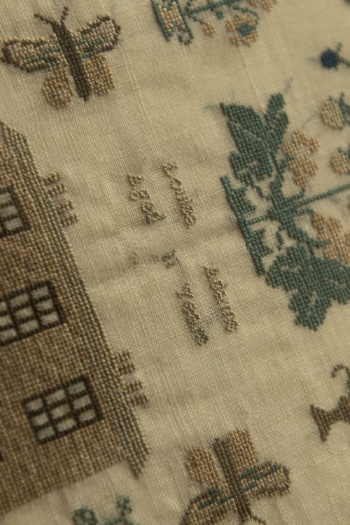 FRAMED SAMPLER BY LOUISA ADAMS AGED 11 YEARS - ADDITIONAL PHOTO 2