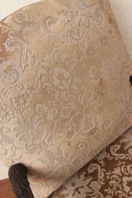 ANTIQUE PADOUK WOOD ARMCHAIR - ADDITIONAL PHOTO 5