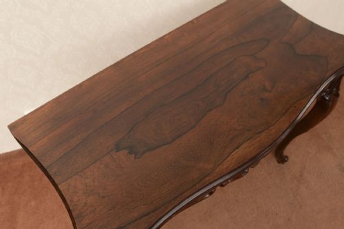 FRENCH TEA TABLE IN SOLID ROSEWOOD - ADDITIONAL PHOTO 3