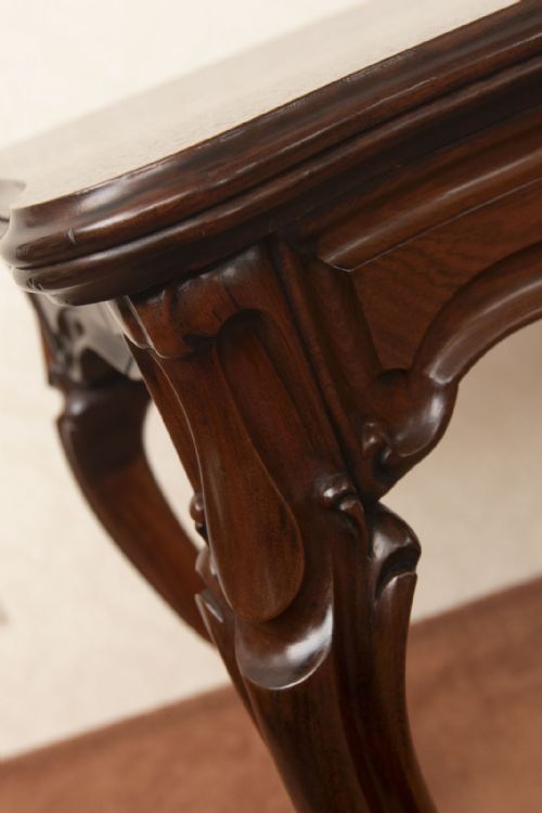 FRENCH TEA TABLE IN SOLID ROSEWOOD - ADDITIONAL PHOTO 5