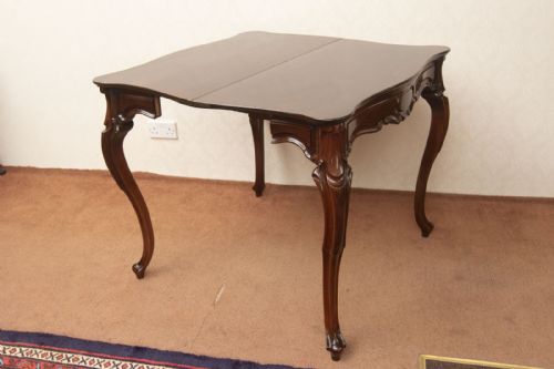 FRENCH TEA TABLE IN SOLID ROSEWOOD - ADDITIONAL PHOTO 7