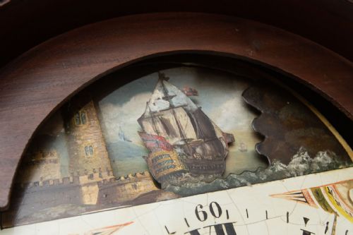 GEORGE IV LONGCASE CLOCK WITH MOVEMENT BY SIMPSON YARMOUTH - ADDITIONAL PHOTO 2
