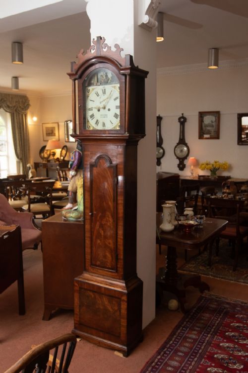 GEORGE IV LONGCASE CLOCK WITH MOVEMENT BY SIMPSON YARMOUTH - ADDITIONAL PHOTO 4