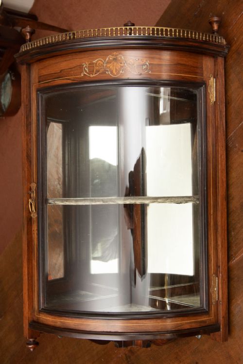 antique hanging corner cupboard - CATEGORY: ANTIQUE CABINETS - DATED 19TH CENTURY