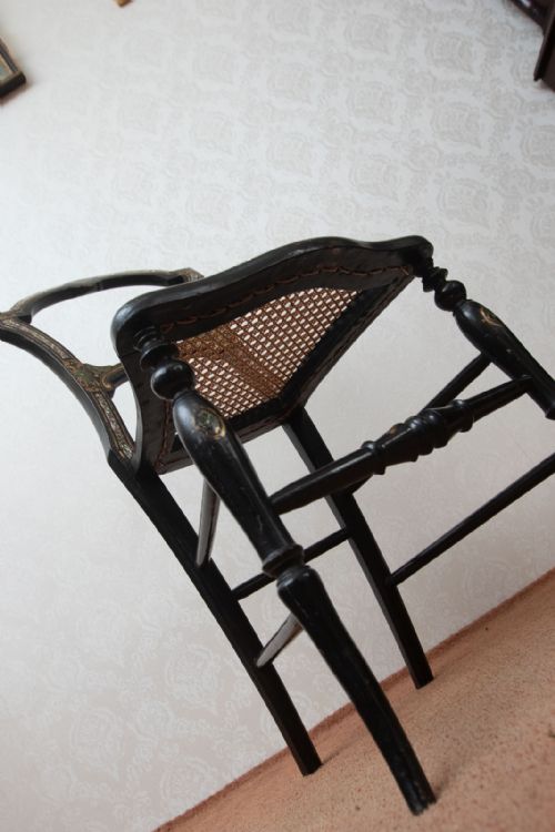 PRETTY VICTORIAN CANE SEATED BEDROOM CHAIR - ADDITIONAL PHOTO 4