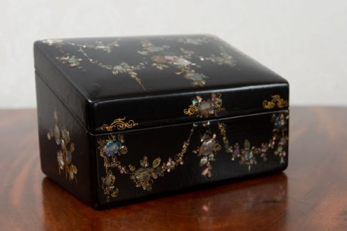 PAPIERMCH INLAID BOX - ADDITIONAL PHOTO 2