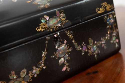 PAPIERMCH INLAID BOX - ADDITIONAL PHOTO 3