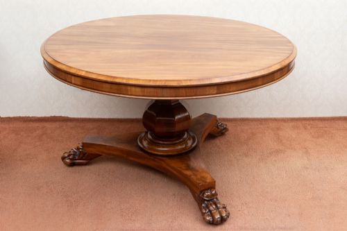 very pretty early victorian mahoganny dining table - CATEGORY: ANTIQUE TABLES - DATED 19TH CENTURY