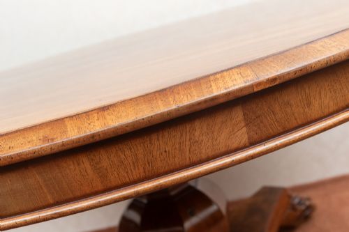 VERY PRETTY EARLY VICTORIAN MAHOGANNY DINING TABLE - ADDITIONAL PHOTO 5
