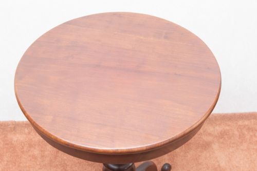 GOOD SOLID VICTORIAN MAHOGANY SMALL TABLE - ADDITIONAL PHOTO 4