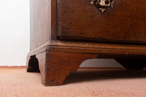 GOOD LATE 18TH CENTURY OAK DRESSING CHEST - ADDITIONAL PHOTO 7