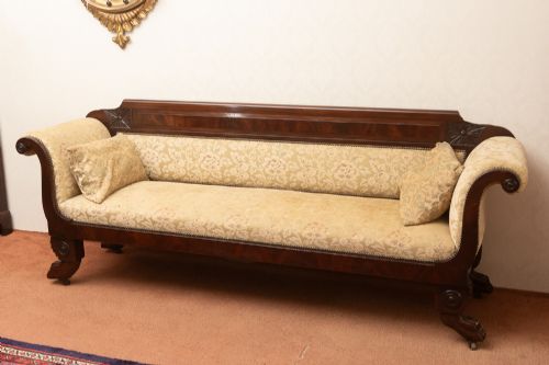 regency period chaise longue - CATEGORY: ANTIQUE SOFAS - DATED 19TH CENTURY