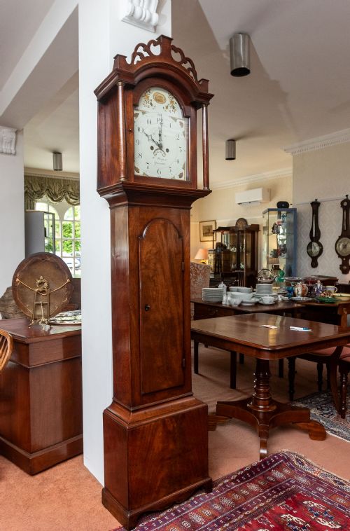 LONGCASE CLOCK BY GREAT YARMOUTH MAKER WM STANFORD