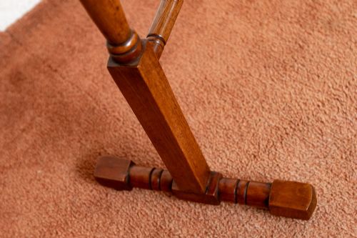 VERY PRETTY MAHOGANY CLOTHES RAIL - ADDITIONAL PHOTO 2