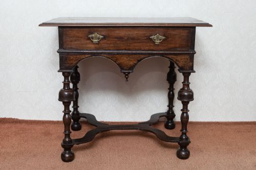 early eighteenth century single drawer side table - CATEGORY: ANTIQUE TABLES - DATED 1700