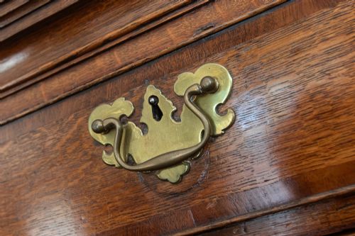 GOOD 18TH CENTURY OAK CHEST ON CHEST - ADDITIONAL PHOTO 1