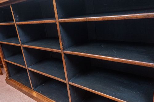 MAGNIFICENT EARLY VICTORIAN OPEN BOOKCASE - ADDITIONAL PHOTO 5