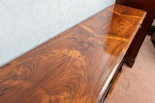 MAGNIFICENT EARLY VICTORIAN OPEN BOOKCASE - ADDITIONAL PHOTO 6