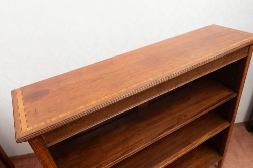 A VERY GOOD BOOKCASE IN SOLID MAHOGANY - ADDITIONAL PHOTO 5