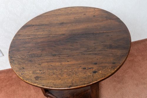 VERY GOOD CRICKET TABLE IN OAK - ADDITIONAL PHOTO 2
